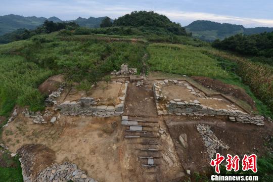 贵州遵义汇川区“养马城衙门”遗址全景 贵州省考古所 摄