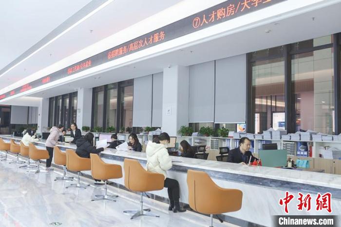 长沙高新区人才综合服务中心。　汪磊 　摄